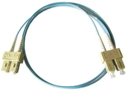 Produktfoto 1 von Molex CES 91 LWL-Kabel 1 m, Raucharm halogenfrei Aqua SC SC