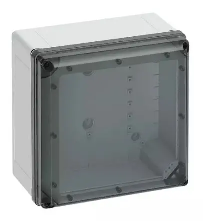 Produktfoto 1 von Spelsberg GEOS-L 3030-18-to; Universalgehäuse; Polycarbonat; Grau; IK09 IP66, IP67 Breite 300 mm Höhe 180 mm Länge 300