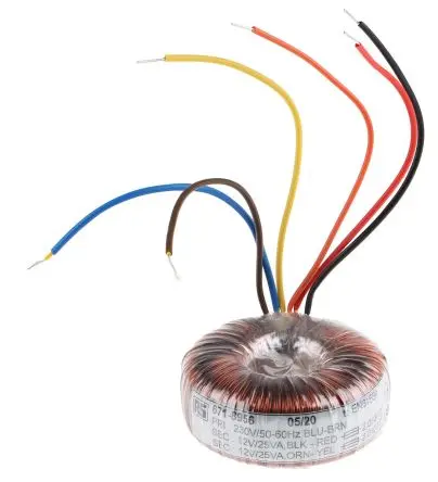 RS PRO Ringkerntransformator, Primär 230 V ac / Sekundär 2 x 12 V ac 2 Ausg. 50 VA, 2.083A 740 g 60 Hz 50 Hz