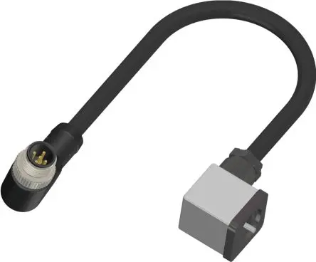 Produktfoto 1 von RS PRO CDM12S3A, 3-polig Sensor-Betätigungselementkabel, Gerade Stecker 3 / DIN 43650 Form A Stecker, Länge 5 m