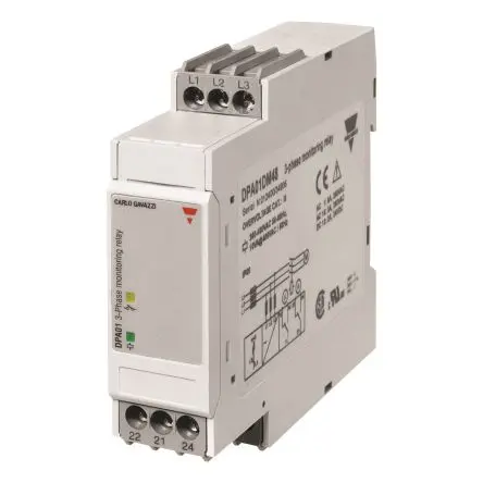 Produktfoto 1 von Carlo Gavazzi Überwachungsrelais 3-phasig, 1-poliger Umschalter