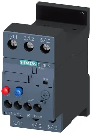 Produktfoto 1 von Siemens SIRIUS 3RU2 Thermisches Überlastrelais, / 32A 30 kW 1 Schließer/1 Öffner, 690V ac / 3A 3P, 97 mm x 45mm