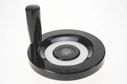 Produktfoto 1 von Elesa Handrad, Rad ø 100 mm, 24 mm, 12 mm, Rad Mat. Duroplast, Schwarz