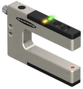 Banner Schlitz Optischer Sensor, Dagegen, Bereich 20 mm, NPN Ausgang, 3 - Stift M8 Integral QD, Hell-/dunkelschaltend