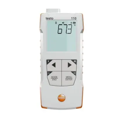 Testo Digitales Thermometer, TESTO 110, Digital, 1 bis 800 °C 30 % max, Messelement Typ Generell