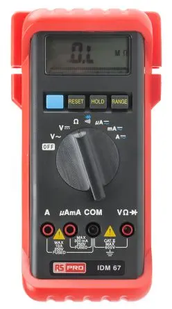 Produktfoto 1 von RS PRO IDM67 Tragbar Digital Multimeter, CAT