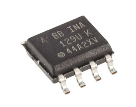 Produktfoto 1 von Texas Instruments Instrumentierungsverstärker SOIC, Offset 125 μV Oberfläche 1.3 MHz 8-Pin 750 μA 36V 2.25 V