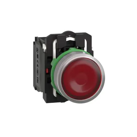 Produktfoto 1 von Schneider Electric Harmony Druckschalter Beleuchtet Federrückstellung Panel Ø 22 mm, 1-poliger Umschalter / 3A 600 V dc