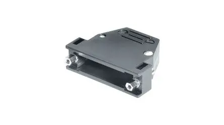 Produktfoto 1 von Deltron Connectors CTL D-Sub-Gehäuse Gerade, 25-polig, D: D-Sub-Gehäuse Zugentlastung, Schwarz, Größe DB, aus