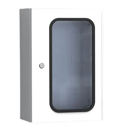 Produktfoto 1 von nVent HOFFMAN UCPT GF Polyester Wandanschlusskasten Grau, Weiß IP66 Transparente Tür, HxBxT 735 mm, 535 mm x 270 mm