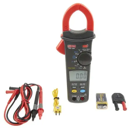 Produktfoto 1 von RS PRO IPM138N Stromzange Stromstärkenmesszange 999 A CAT, CAT III 999 V ac, 600 V dc, 20 kΩ, DKD/DAkkS-kalibriert
