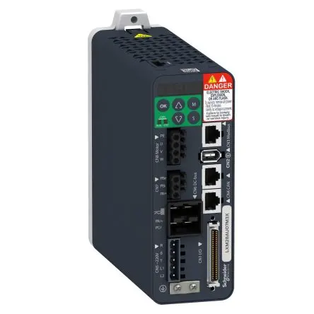 Produktfoto 1 von Schneider Electric Servoantrieb, 3-phasig, Encoderfeedback, Bewegung-Steuerung / 1.2A 100 W, L: 150 mm B: 55 mm T: 146