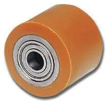 Produktfoto 1 von LAG Rollwagenrolle Orange, Mat. Polyurethan, 900 kg Ø 85 mm, B. 90 mm