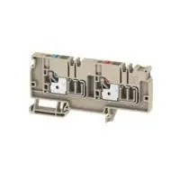 Produktfoto 1 von Weidmüller Anschlussklemmenblock DIN-Schiene 1 Beige, 6mm², 250V Einsteck-Anschluss