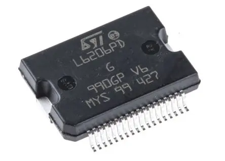 STMicroelectronics Doppelter Vollbrücken-Motortreiber Vollbrücke 52 V, 2.8 A, 100 kHz, PowerSO, 36-Pin, 52V,