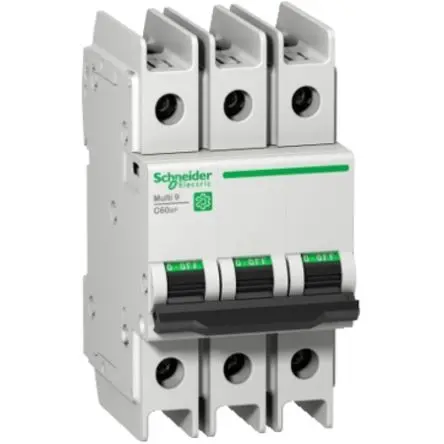 Produktfoto 1 von Schneider Electric Multi9 Miniaturüberlastschalter Typ C, Pol 3-polig 15A, Abschaltvermögen 6 kA Multi9