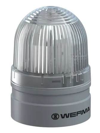 Produktfoto 1 von Werma 260 LED Filament/Warnsummer Lichtmodul 24V Klar, Ø 62 mm x 85 mm IP66