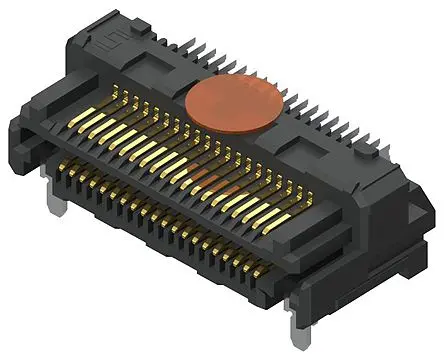 Produktfoto 1 von Samtec LSHM Leiterplattenleiste gewinkelt, 60-polig / 2-reihig, Raster 0.5 mm Raster Oberfläche, Platine-Platine,