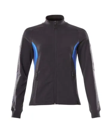 Mascot Workwear 18494-962 Unisex Sweatshirt, 40 % Polyester, 60 % Baumwolle Dunkles marineblau Reißverschluss, Größe 4XL