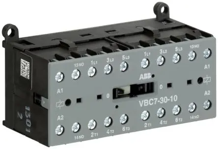 Produktfoto 1 von ABB GJL131 Schütz 220V, 240 V-Spule, 3-polig, 690V / 20 A 220V, 240 V 5.5 kW 4 Schließer Wendeschütz 1-Hilfskontakte