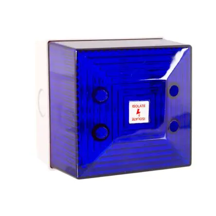 Produktfoto 1 von Clifford & Snell FL40 Xenon Filament/Warnsummer Signalleuchte 24V dc Blau Wand IP65