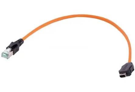 Produktfoto 1 von HARTING IX Industrial Cat6a Kabel assembliert, 7.5 m, Orange, A IX Industrie Stecker, B RJ45 Stecker Abgeschirmt,
