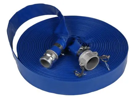 Produktfoto 1 von RS PRO Flacher Aufrollschlauch mit Kupplung 100 m Stecker Buchse, 3 bar