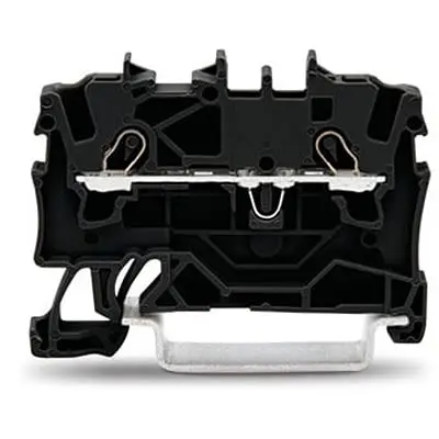 Produktfoto 1 von WAGO TOPJOB S Anschlussklemmenblock DIN-Schiene 1 Schwarz, 1.5mm², 600V Zugfederklemme ATEX, EAC Ex, IECEx
