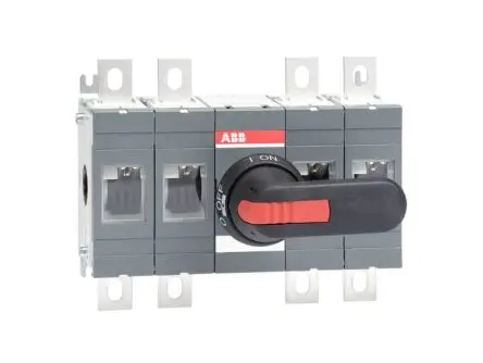 Produktfoto 1 von ABB OT Trennschalter Basis 0A Schwarz IP65