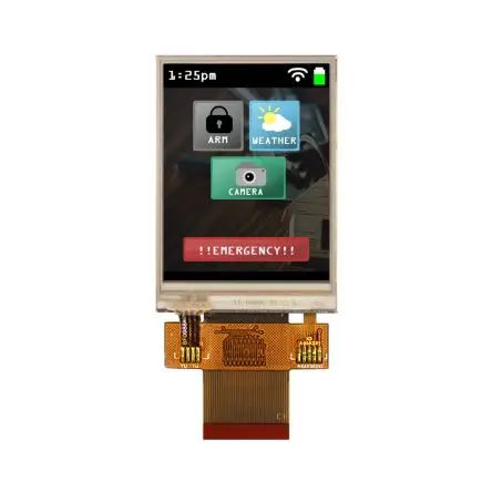 Produktfoto 1 von NEWHAVEN DISPLAY INTERNATIONAL Farb-LCD 2.4 Zoll Parallel Touchscreen Ohmsch, 240 x 320 pixel, 38.32 x 50.26 mm LED