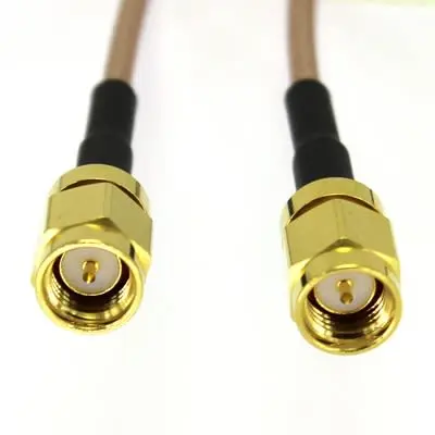 Produktfoto 1 von RS PRO SMA RG316 Koaxialkabel, Abgeschlossen, 50 Ω, 1 m, Aussen ø 2.5 mm Außen-ø , Braun
