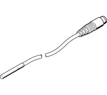 Produktfoto 1 von Festo SIEH 3 mm Induktiver Näherungssensor, Gewinderohr PnP / 100mA 1 mm, IP67 30 V dc