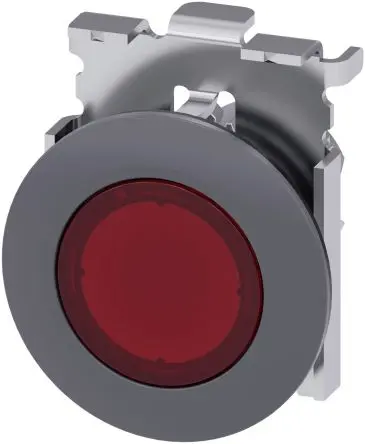 Produktfoto 1 von Siemens SIRIUS ACT Druckschalter Ø 30 mm, Rot Rastend Rund Rund Kunststoff, IP66