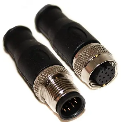 Produktfoto 1 von Mueller Electric BU-1402551, 12-polig Sensor-Betätigungselementkabel, Gerade Stecker 12 / M12 Buchse, Länge 3 m