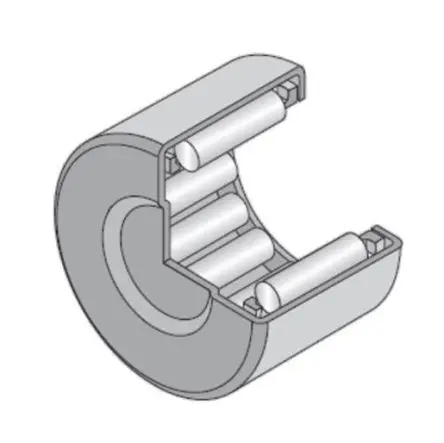 Produktfoto 1 von NTN Rollenlager 1-reihig Gezogener Becher, Nadellager Stahl 17.2 kN CN 7500U/min BK2220 / Außen-Ø 28 mm Außen-ø 29.8 kN