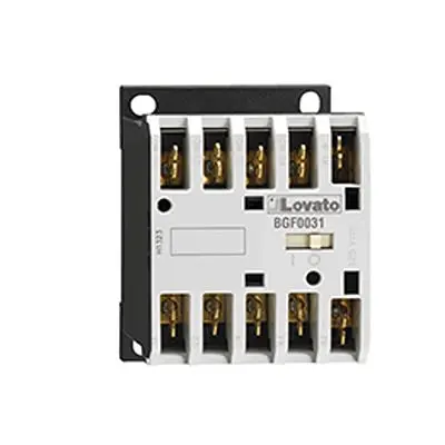Produktfoto 1 von Lovato BGF09 Schütz 24V-Spule, 3-polig, 690V 22 kW 1 Öffner 1-Hilfskontakte