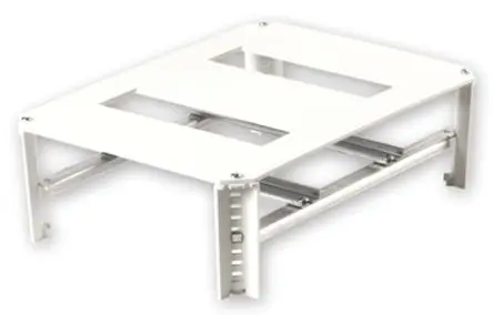 Produktfoto 1 von Fibox Typ DIN-Schienen-Rahmen 1-Einbaustellen 16-Module B. 259mm H. 103 mm L. 359 mm Schrank Serie ARCA 3040