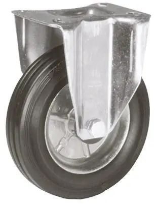 LAG Feststehend Rolle, Rad ø 125 mm, 120 kg, Ges H. 154 mm, Rad B. 37.5 mm