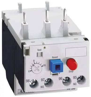 Produktfoto 1 von Lovato RF38 Thermisches Überlastrelais, / 0.4A, 0.63 A Schließer/Öffner / 630mA 3P, 126 mm x 45mm
