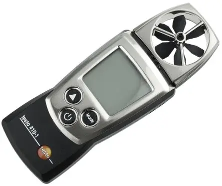 Produktfoto 1 von Testo 410-1 Anemometer 50 °C max.Temp. 20 m/s, 0.1 m/s, Temperatur, Luftgeschwindigkeit, Typ NTC, Flügelrad