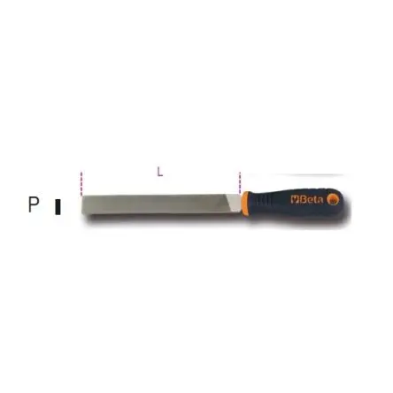 Produktfoto 1 von BETA Flach, Second Cut, Werkstattfeile, Länge 150 mm