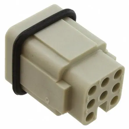 Produktfoto 1 von HARTING Han D Industrie-Steckverbinder Kontakteinsatz Stecker, 7-polig 10A, Kabel, Steckverbindereinsatz