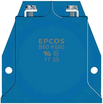 Produktfoto 1 von TDK B722 Varistor, 4.6 nF, 620 V / 500 A 505 V, 70000 A max., Gekapselte Scheibe Gehäuse, Ø 60 mm, 24 mm, L. 100 mm