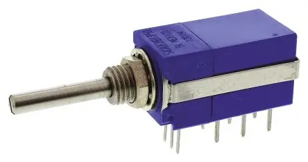Bourns 54 Frontplattenmontage Drehen Potenziometer 5 kΩ 20 % / 0.5 W, Schaft-Ø 3.18 mm