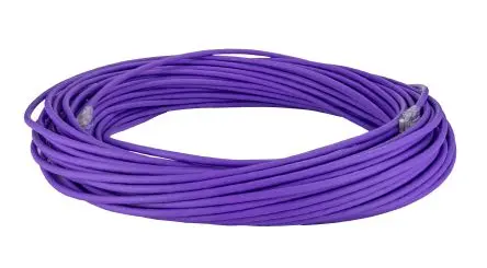 Produktfoto 1 von HellermannTyton Connectivity Category 6A Kat. 6 Ethernet-Kabel, 40 m, Violett, A RJ45 Ungeschirmt, Raucharm halogenfrei