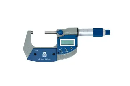 Produktfoto 1 von Moore & Wright Batteriebetrieben Außen- Mikrometer Beide, 25 mm bis 50 mm / 0.03 %