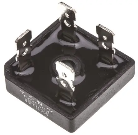 Produktfoto 1 von Vishay Brückengleichrichter 50 V 300 A Schraubanschlussklemme 1.1 V GBPC Einfach 4-Pin 5 μA