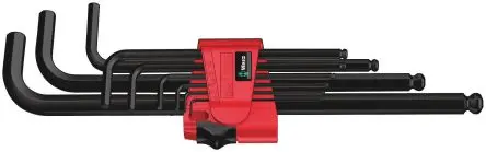 Produktfoto 1 von Wera Sechskantschlüsselsatz 9 L Metrisch Lang 1.5 → 10 mm