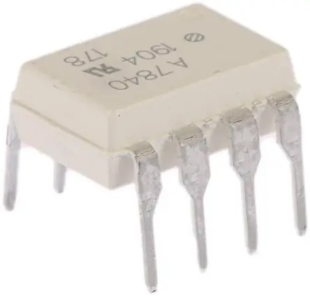 Broadcom HCPL, AEC-Q100 Durchsteckmontage 1 Optokoppler, 8-Pin PDIP, Isolation 3.75 kVrms