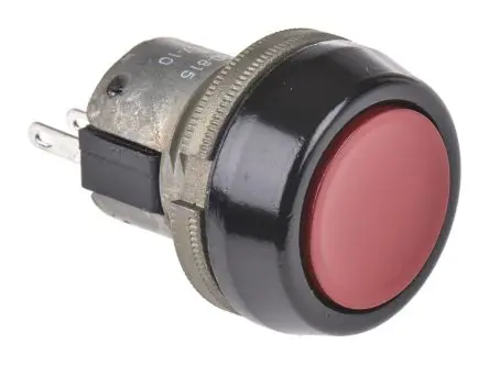 Produktfoto 1 von ITW 76-94 Druckschalter lichtdurchlässig Tastend Panel Ø 22 mm, 1-poliger Umschalter / 10A 250 V ac, IP67